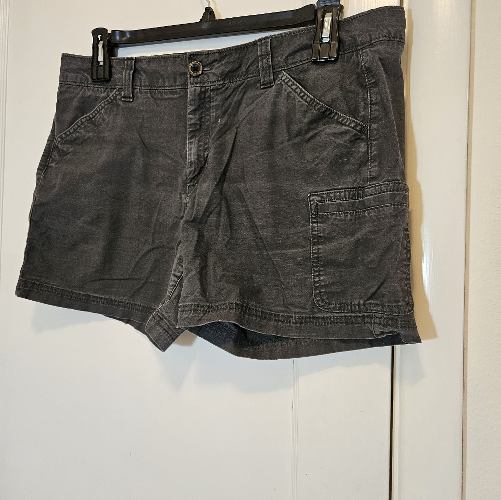 Eddie Bauer heavy cotton gray shorts